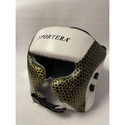 SPORTERA 1715 Boxing Helmet - Premium Leather Head Guard