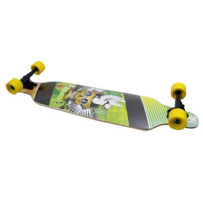 Skrituļdēlis LONGBOARD YX0220 zaļš - Stabils un ātrs brau...