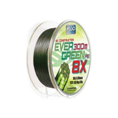 Asso EVER GREEN Braided Fishing Line - 130m