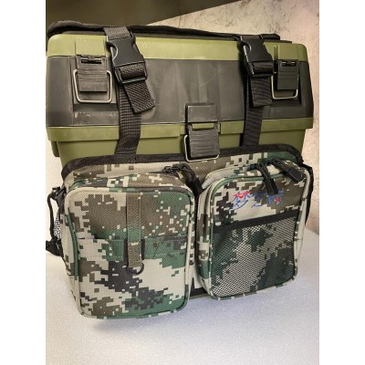 Зимний ящик для рыбаков с рюкзаком