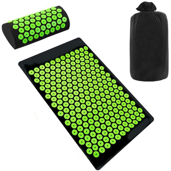 Akupunktūras masāžas paklājs ar spilveni