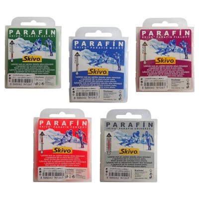 Slēpju parafīni SKIVO - Dažādi krāsu un temperatūras vari...